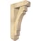 Ekena Millwork Merced Arts and Crafts Rough Sawn Bracket w/ Offset Brace, Douglas Fir, 6"W x 18"D x 30"H BKT0604X18X30MRC03RDF - alternate 1